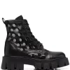 ( Neue Saison ) Premiata Stiefeletten Mit Cut-Outs BLACK