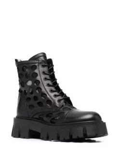 ( Neue Saison ) Premiata Stiefeletten Mit Cut-Outs BLACK -Deutschland Premiata Verkaufs-Shop 18061371 38444960 600