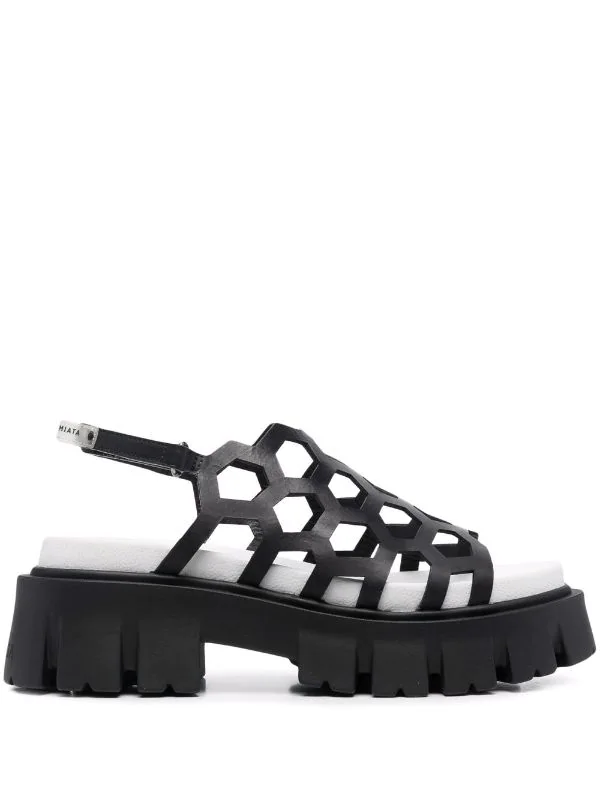 ( Neue Saison ) Premiata LISCIO NERO FUS BIANCO Pantoletten Mit Cut-Out Damen 1 ( Neue Saison ) Premiata LISCIO NERO FUS BIANCO Pantoletten Mit Cut-Out Damen