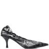 ( Neue Saison ) Premiata Decollete Pumps FLOWERY NERO