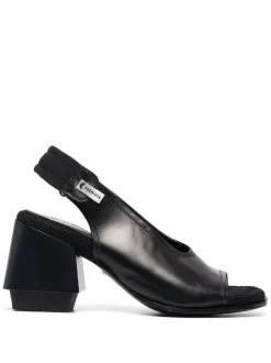 ( Neue Saison ) Premiata Slingback-Sandalen Mit Logo BUTTERFLY EGITTO NERO