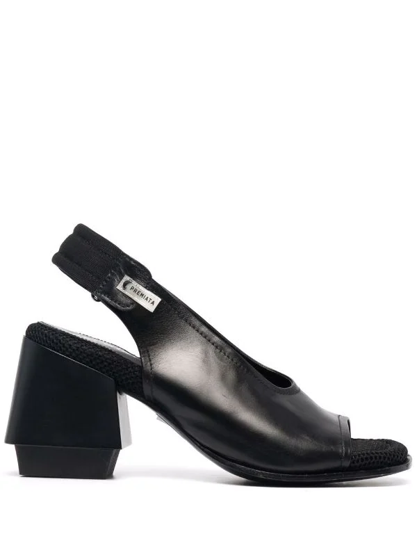 ( Neue Saison ) Premiata Slingback-Sandalen Mit Logo BUTTERFLY EGITTO NERO 1 ( Neue Saison ) Premiata Slingback-Sandalen Mit Logo BUTTERFLY EGITTO NERO