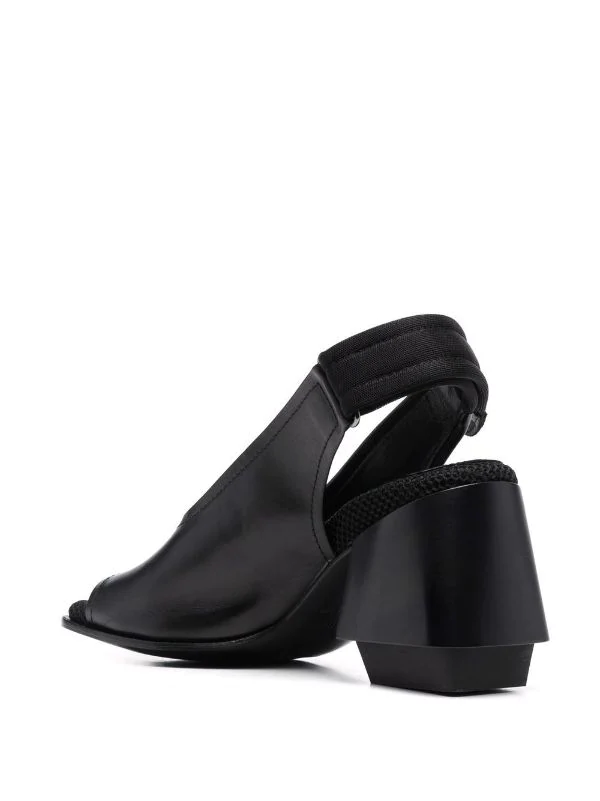 ( Neue Saison ) Premiata Slingback-Sandalen Mit Logo BUTTERFLY EGITTO NERO 3 ( Neue Saison ) Premiata Slingback-Sandalen Mit Logo BUTTERFLY EGITTO NERO – Bild 3