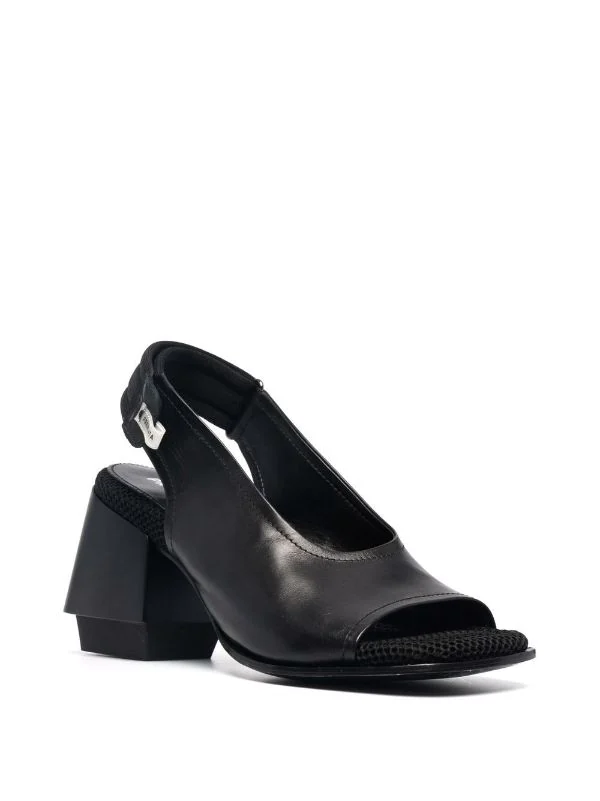 ( Neue Saison ) Premiata Slingback-Sandalen Mit Logo BUTTERFLY EGITTO NERO 2 ( Neue Saison ) Premiata Slingback-Sandalen Mit Logo BUTTERFLY EGITTO NERO – Bild 2