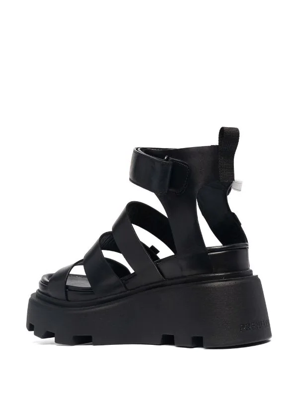 ( Neue Saison ) Premiata Sandalen Mit Riemchen LISCIO NERO 3 ( Neue Saison ) Premiata Sandalen Mit Riemchen LISCIO NERO – Bild 3