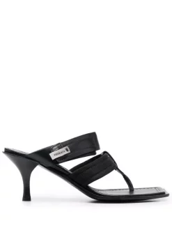 ( Neue Saison ) Premiata Sandalen Mit Zehenriemen BUTTERFLY NERO