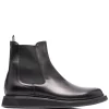 ( Neue Saison ) Premiata NERO Klassische Chelsea-Boots Herren