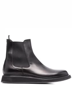( Neue Saison ) Premiata NERO Klassische Chelsea-Boots Herren