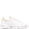 ( Neue Saison ) Premiata Belle Sneakers WHITE/YELLOW