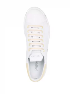 ( Neue Saison ) Premiata Belle Sneakers WHITE/YELLOW -Deutschland Premiata Verkaufs-Shop 18164205 38820227 600