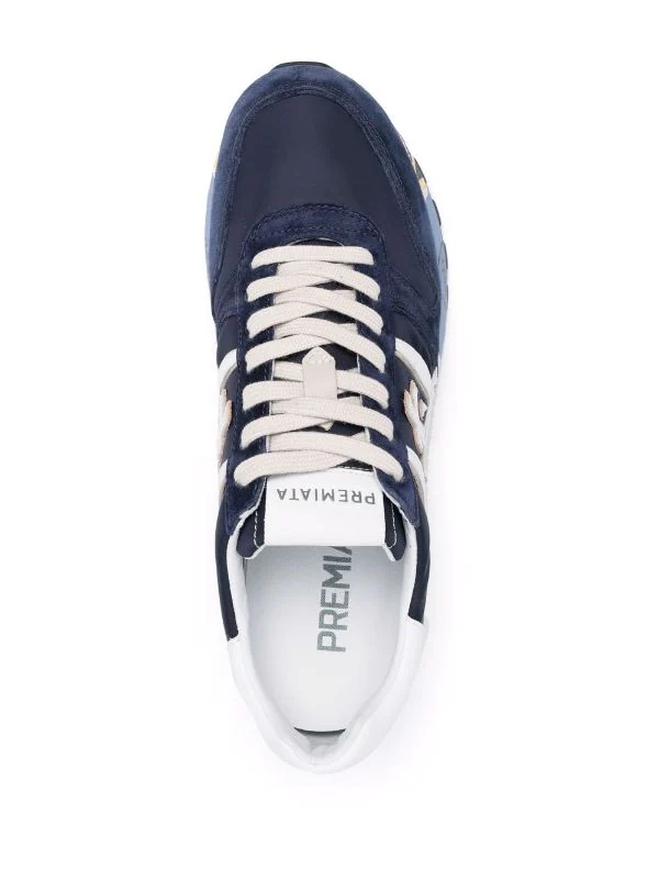 ( Neue Saison ) Premiata BLUE Lander Sneakers Herren 4 ( Neue Saison ) Premiata BLUE Lander Sneakers Herren – Bild 4