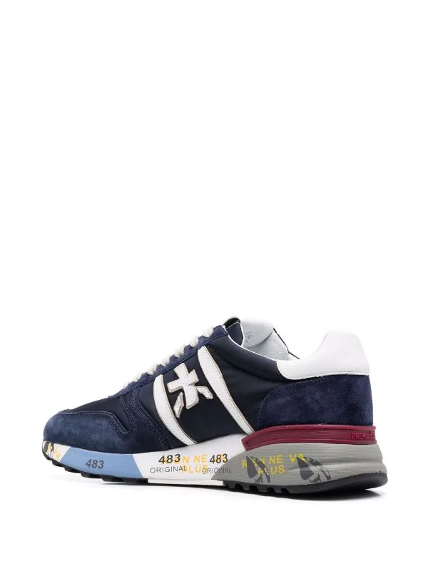 ( Neue Saison ) Premiata BLUE Lander Sneakers Herren 3 ( Neue Saison ) Premiata BLUE Lander Sneakers Herren – Bild 3