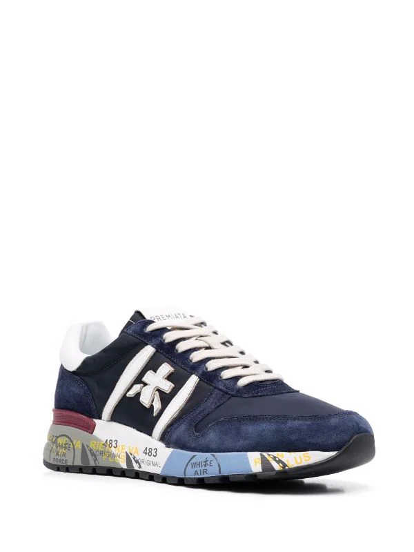 ( Neue Saison ) Premiata BLUE Lander Sneakers Herren 2 ( Neue Saison ) Premiata BLUE Lander Sneakers Herren – Bild 2