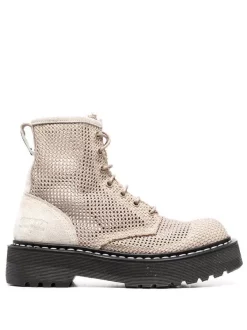 ( Neue Saison ) Premiata Schnürstiefel Mit Webmuster Herren