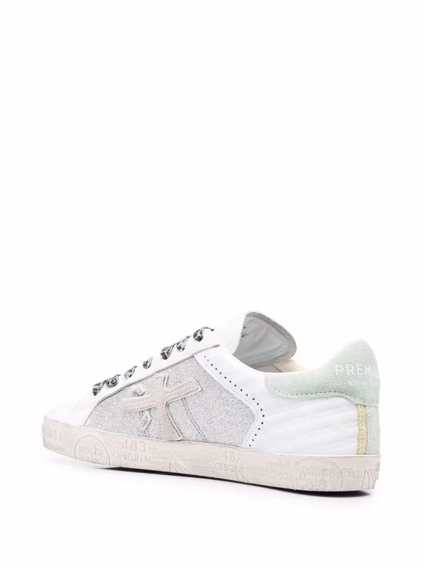 ( Neue Saison ) Premiata 5763 Sneakers Mit Glitter-Einsätzen Damen 3 ( Neue Saison ) Premiata 5763 Sneakers Mit Glitter-Einsätzen Damen – Bild 3