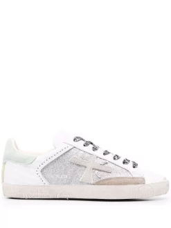 ( Neue Saison ) Premiata 5763 Sneakers Mit Glitter-Einsätzen Damen