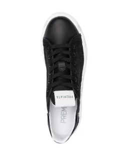 ( Neue Saison ) Premiata Belle Plateau-Sneakers BLACK -Deutschland Premiata Verkaufs-Shop 18203825 38819733 600