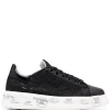 ( Neue Saison ) Premiata Belle Plateau-Sneakers BLACK