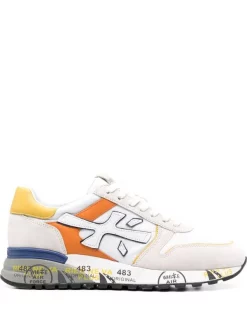 ( Neue Saison ) Premiata WHITE Klassische Sneakers Herren