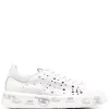 ( Neue Saison ) Premiata Belle Plateau-Sneakers WHITE