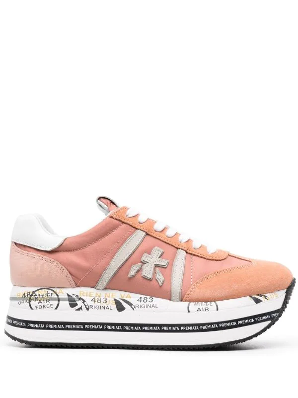 ( Neue Saison ) Premiata POWDER Beth Plateau-Sneakers Damen 1 ( Neue Saison ) Premiata POWDER Beth Plateau-Sneakers Damen