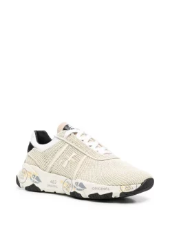 ( Neue Saison ) Premiata Sneakers Mit Logo-Stickerei BEIGe -Deutschland Premiata Verkaufs-Shop 18287486 39455139 600