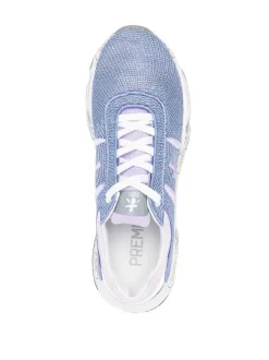 ( Neue Saison ) Premiata Buff Sneakers Mit Logo-Stickerei VIOLA -Deutschland Premiata Verkaufs-Shop 18293290 39307015 600