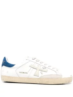 ( Neue Saison ) Premiata WHITE Steven Sneakers Herren
