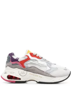 ( Neue Saison ) Premiata Sneakers In Colour-Block-Optik 0241